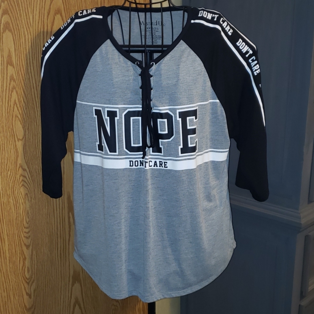 Wound Up 3/4 sleeve top sz-XXXL(21)